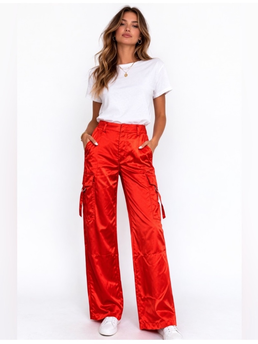 House of Harlow 1960 Silky Cargo Pants